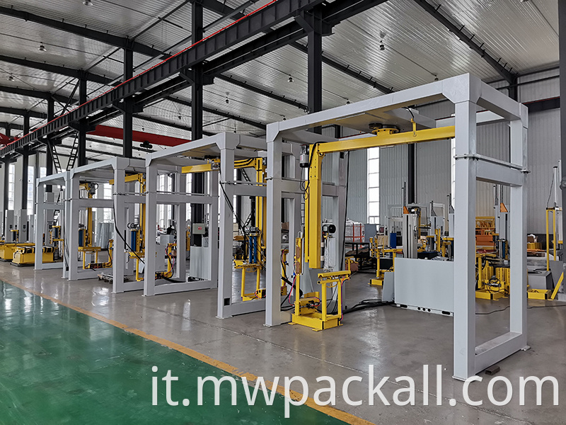 Wrapper di pallet rotanti completamente automatico intelligente per pallet